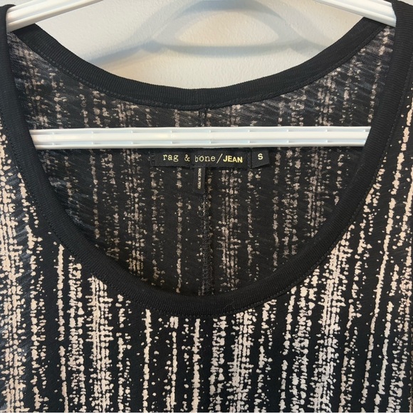 Rag & Bone Black and Beige Tank Top size small - Picture 2 of 5